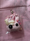 BUTTON BUNNY KEYCHAIN
