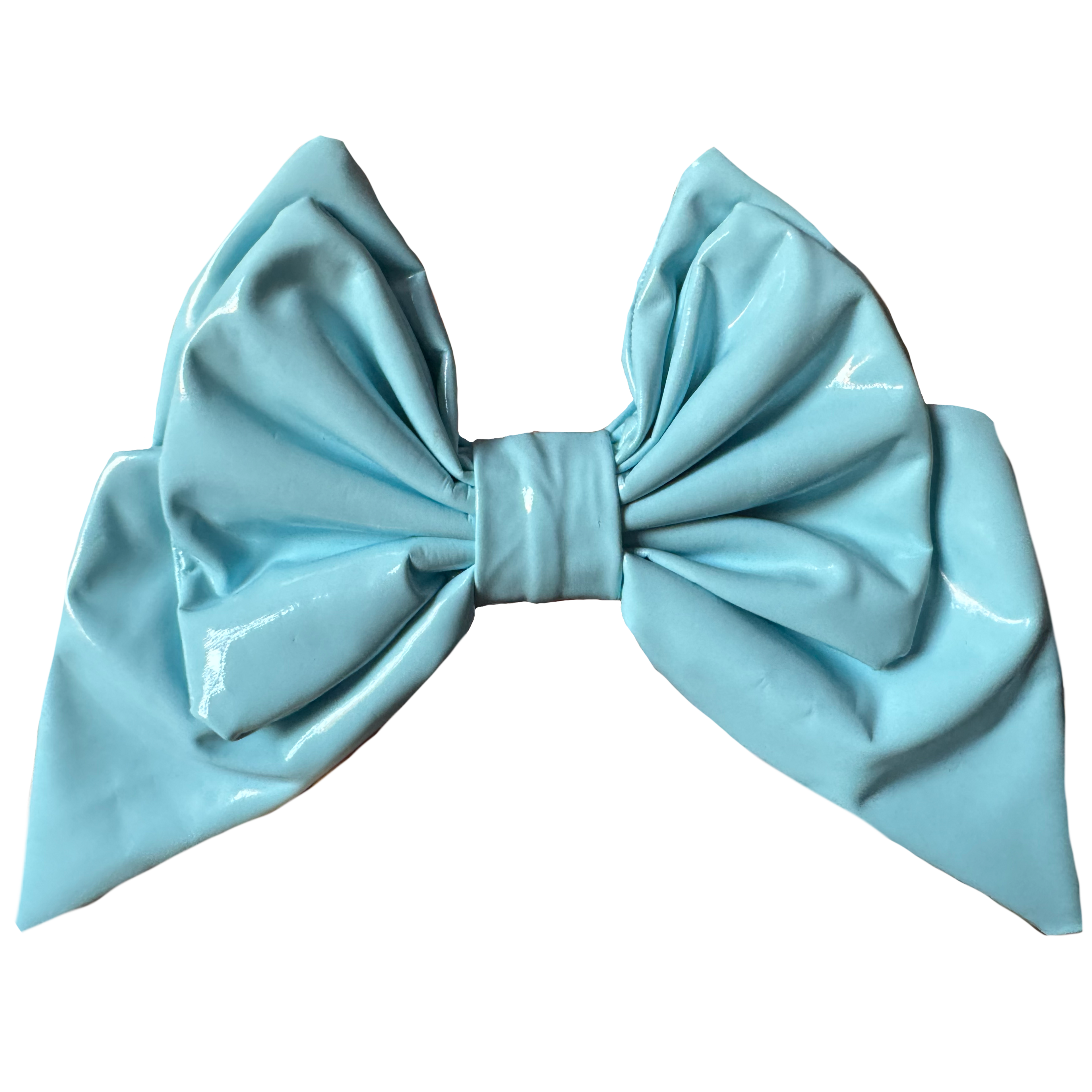 MEDIUM PVC BLUE BOW