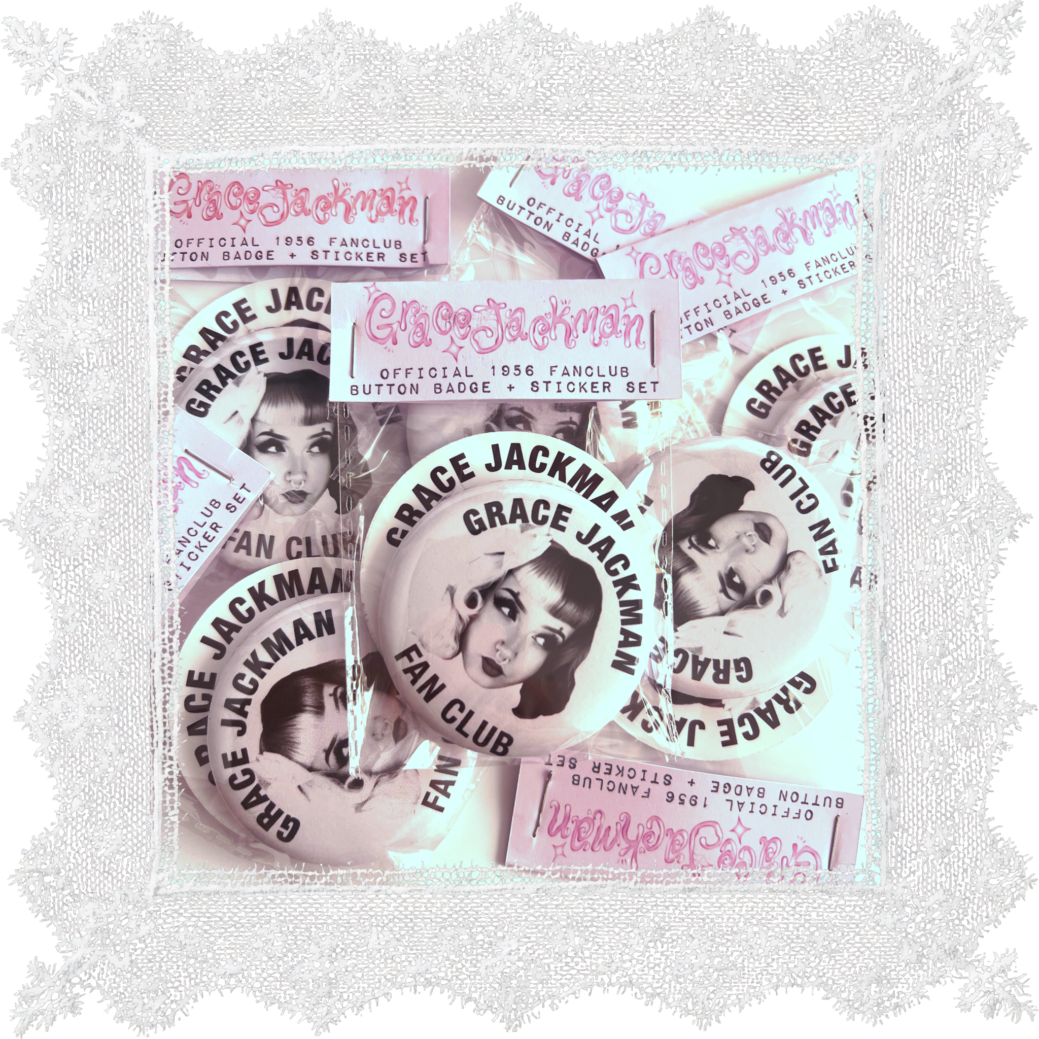 FANCLUB BADGE + STICKER SET