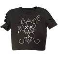 KITTEN UPCYCLED BABY TEE